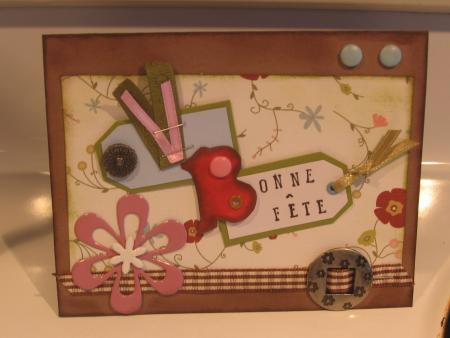 Carte de bonne fête. mars.07
