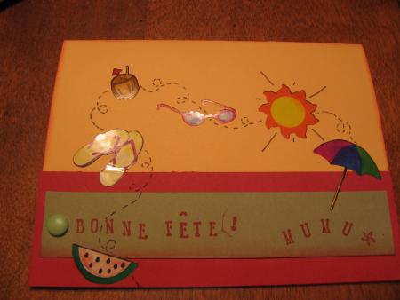 Carte de fête.juin 06